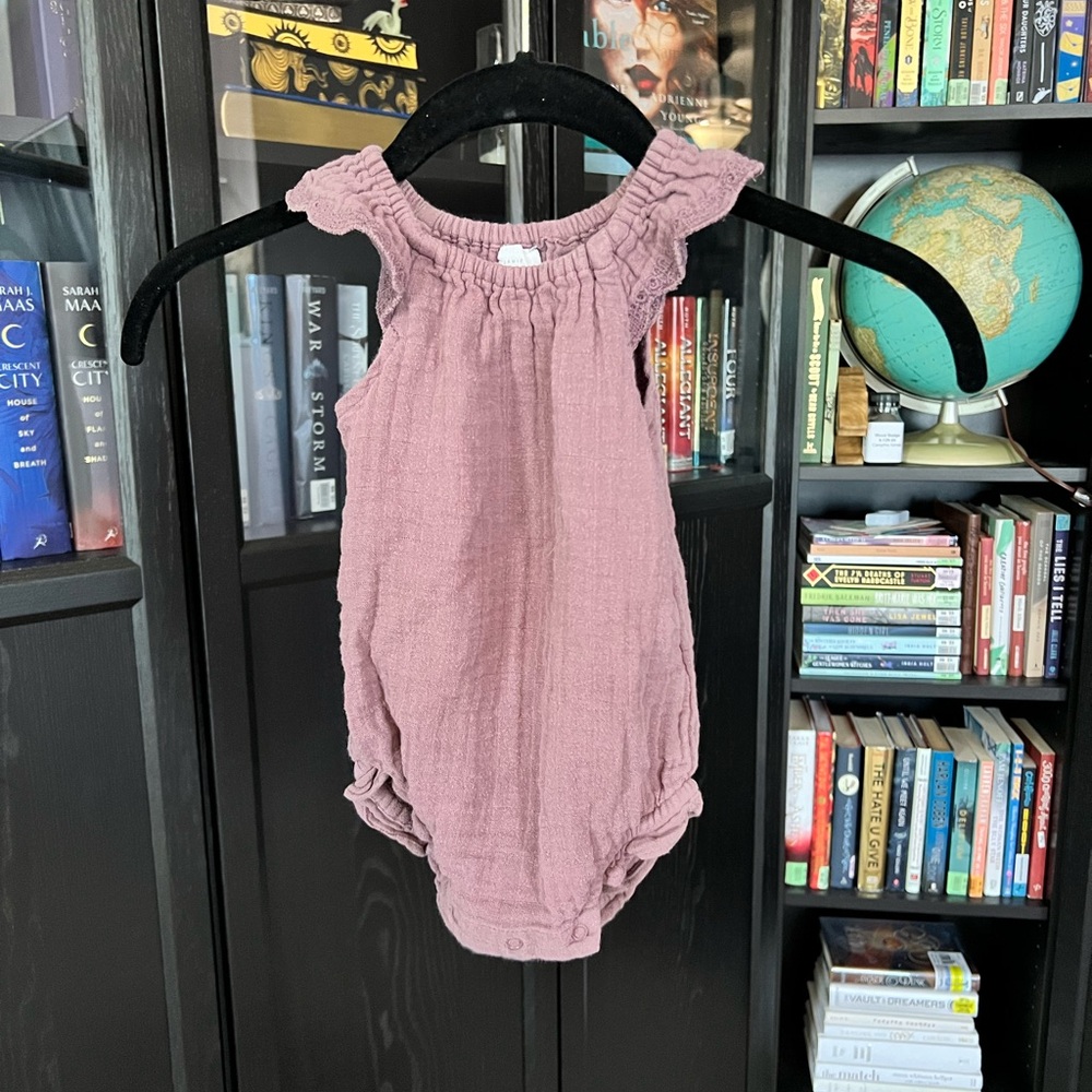 Jamie Kay Romper - Size 1 Year - Purple/Plum